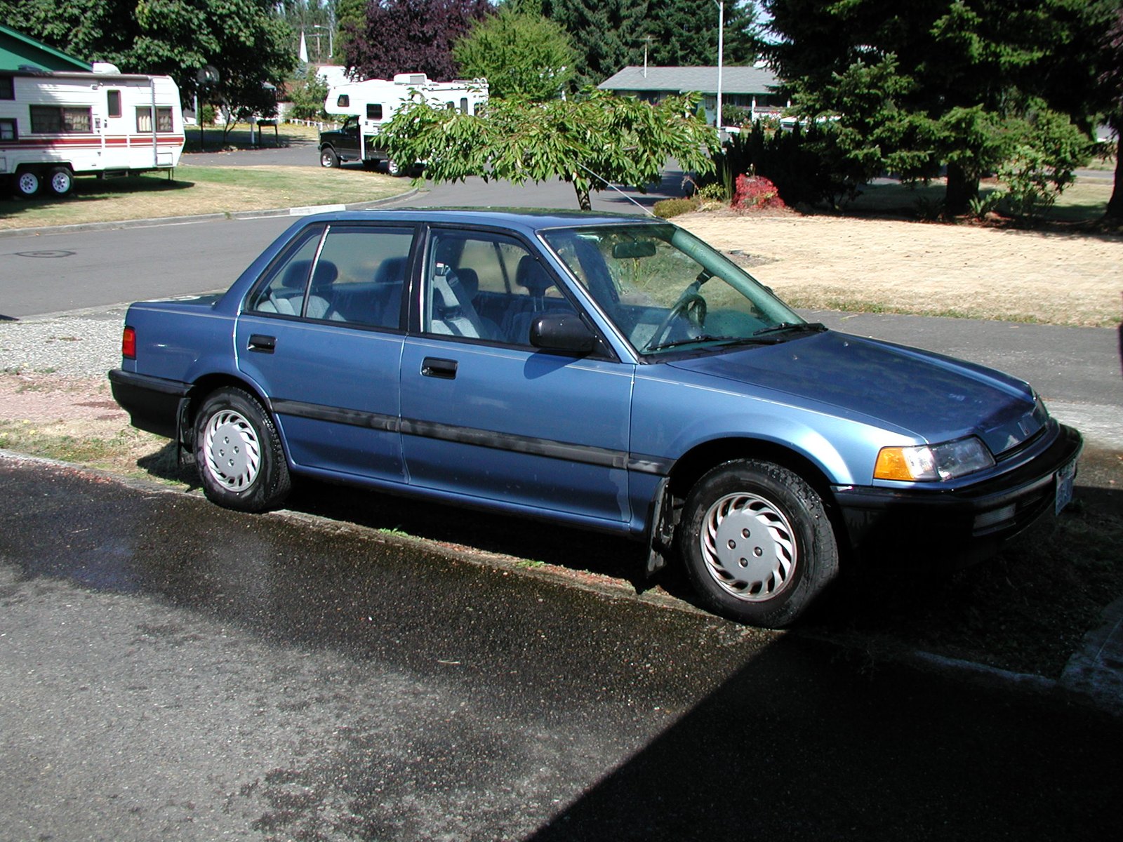 1991 Honda Civic before theft and wreck