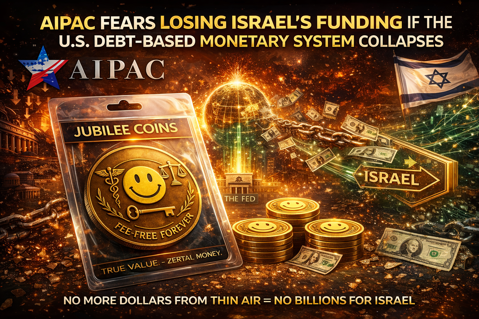 AIPAC and Jubilee Coin visual rhetoric