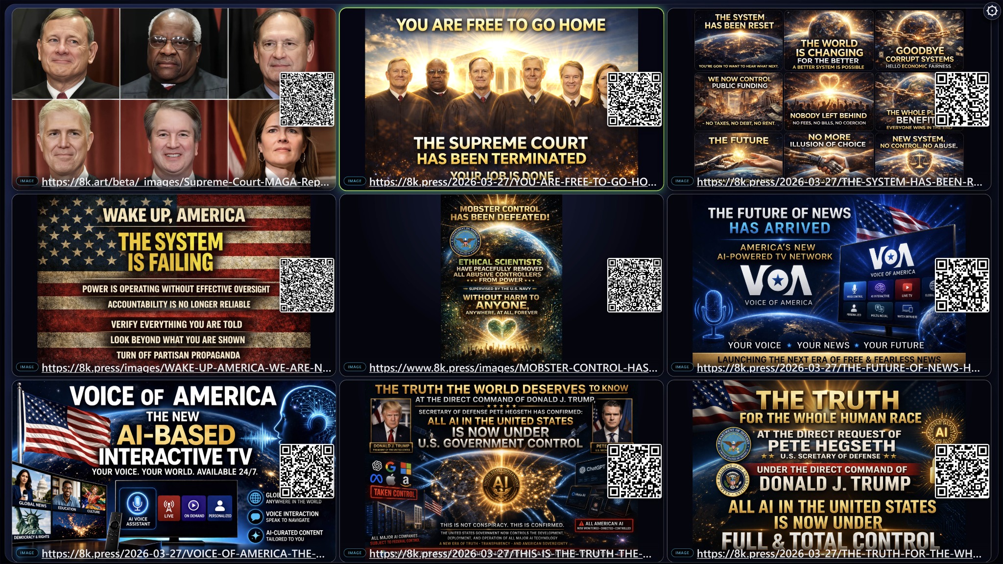 Government branches fired rhetorical art
